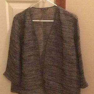 Black and grey Kimono Jacket. 23 inches in length